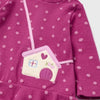VESTIDO  LUNARES BOLSA SIMULADA PERR0 NIÑA BEBE