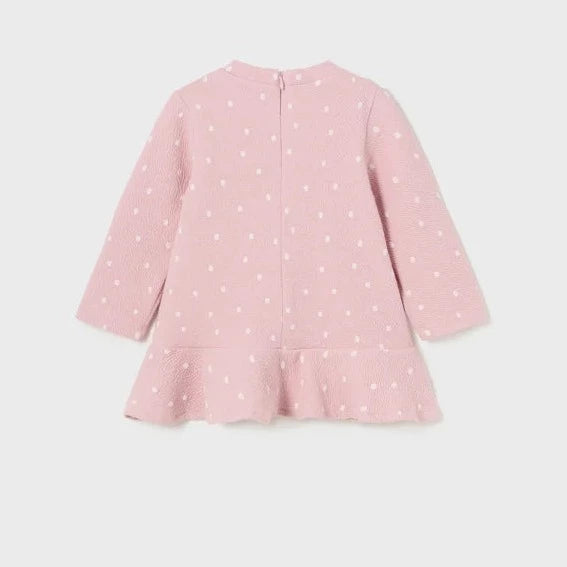 VESTIDO  LUNARES BOLSA SIMULADA PERR0 NIÑA BEBE