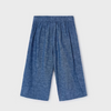 PANTALON LINO ANCHO AZUL NIÑA DE 4-8 AÑOS