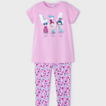 CONJUNTO PLAYERA M/C CON LEGGINGS A JUEGO NIÑA DE 2-8 AÑOS