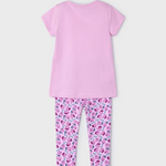 CONJUNTO PLAYERA M/C CON LEGGINGS A JUEGO NIÑA DE 2-8 AÑOS