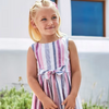 VESTIDO RAYAS LINO NIÑA DE 2-8 AÑOS