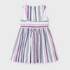 VESTIDO RAYAS LINO NIÑA DE 2-8 AÑOS