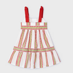 VESTIDO RAYAS GRANADINA NIÑA DE 2-8 AÑOS