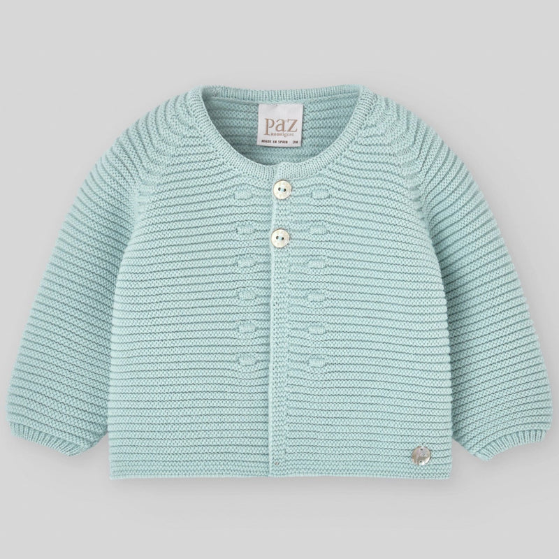 SUETER LARGO VERDE AGUA BEBE NIÑO DE 3M-24M