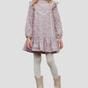 VESTIDO FLORES VIOLETA  NIÑA DE 2-12 AÑOS