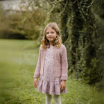 VESTIDO FLORES VIOLETA  NIÑA DE 2-12 AÑOS