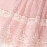 VESTIDO TUL PLUMETI BLUSH NIÑA BEBE DE 12M-3 AÑOS