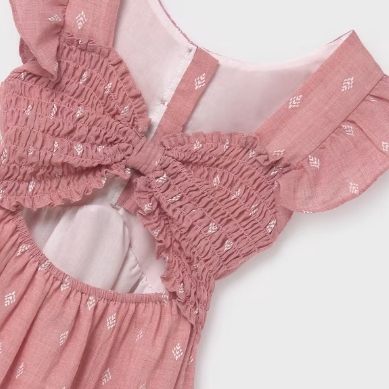 VESTIDO ESTAMPADO DETALLE ESPALDA NIÑA DE NIÑA DE 8-18 AÑOS