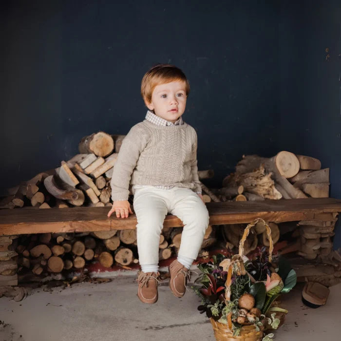 CAMISA CUADROS ANGORA "SETITAS" NIÑO DE 2-10 AÑOS