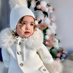 GORRO CRUDO UNISEX "POMPÓN”