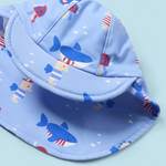 MONO BAÑO CON GORRO A JUEGO NIÑO BEBE DE 4-6M-18M