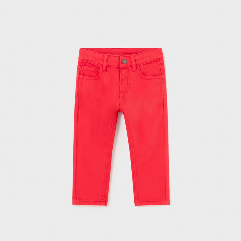 PANTALON ALGODON SLIM FIT NIÑO BEBE DE 6M-3 AÑOS