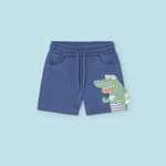 CONJUNTO PLAYERA CON SHORT INTERACTIVO COCODRILO NIÑO BEBE DE 6M-3 AÑOS