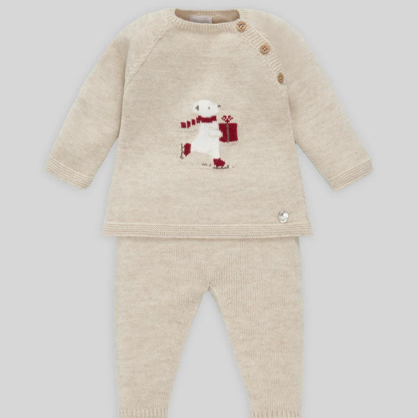 CONJUNTO PUNTO ARENA "ACEBO" NAVIDEÑO UNISEX "ACEBO"