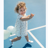 VESTIDO ESTAMPADO ESPANTAPAJAROS VERDE MENTA DE 12M-4 AÑOS