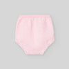 CONJUNTO PUNTO ALGODON ROSA M/C CON BRAGA PUNTO AJUEGO "LINDA"
