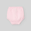 CONJUNTO PUNTO ALGODON ROSA M/C CON BRAGA PUNTO AJUEGO "LINDA"