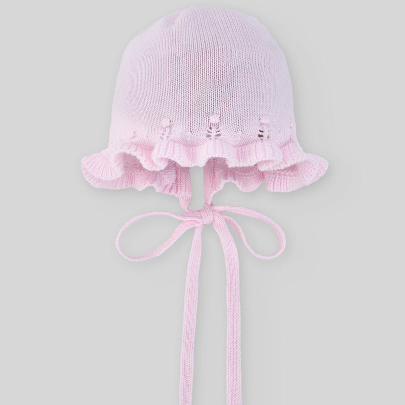 GORRO PUNTO ROSA "BICO"