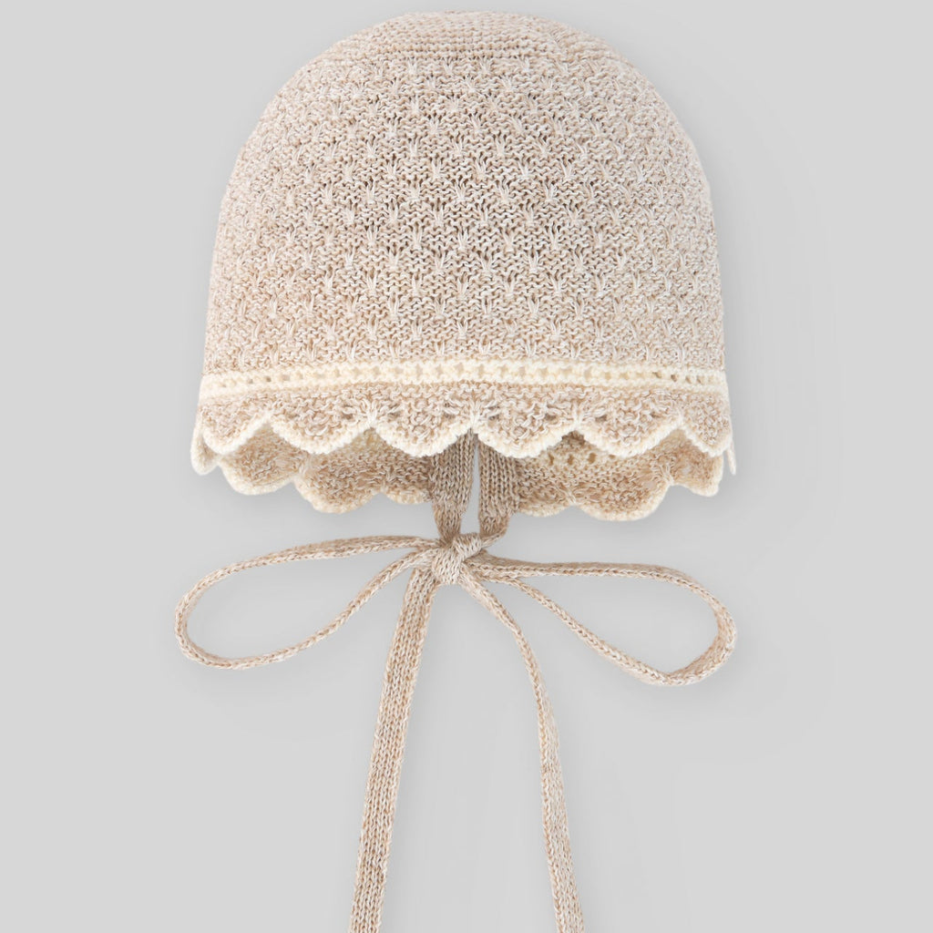 GORRO PUNTO "AREA" NIÑA BEBE DE 6M-12M