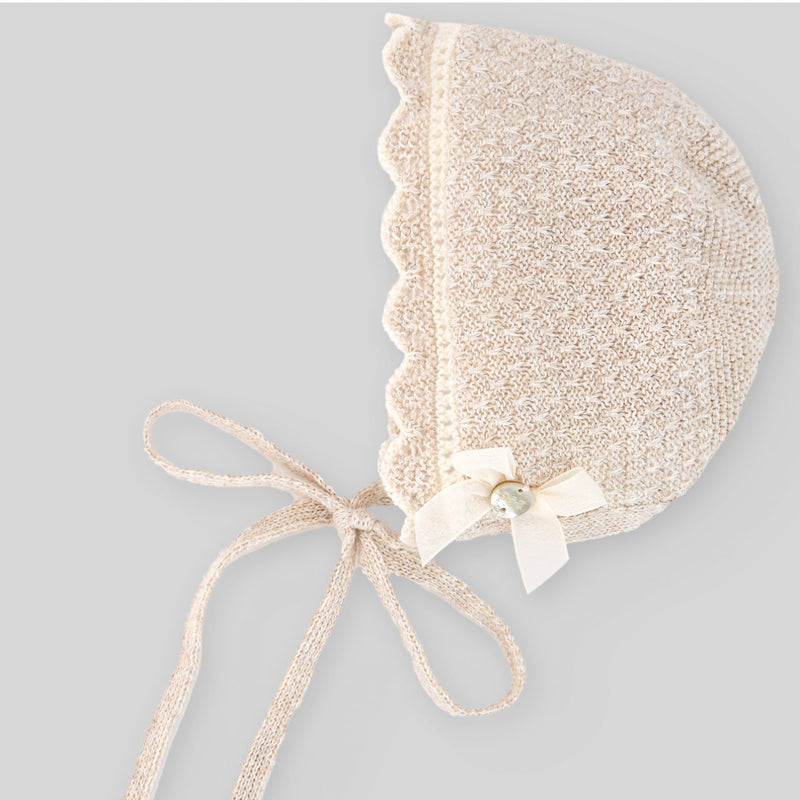 GORRO PUNTO "AREA" NIÑA BEBE DE 6M-12M