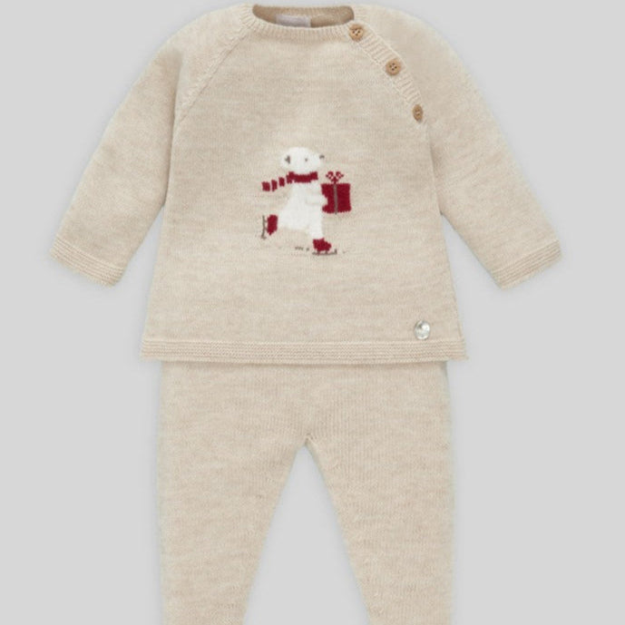CONJUNTO PUNTO ARENA "ACEBO" NAVIDEÑO UNISEX "ACEBO"