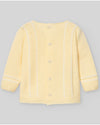 CONJUNTO PUNTO AMARILLO CON DETALLE LINO "BICO" BEBE NIÑO