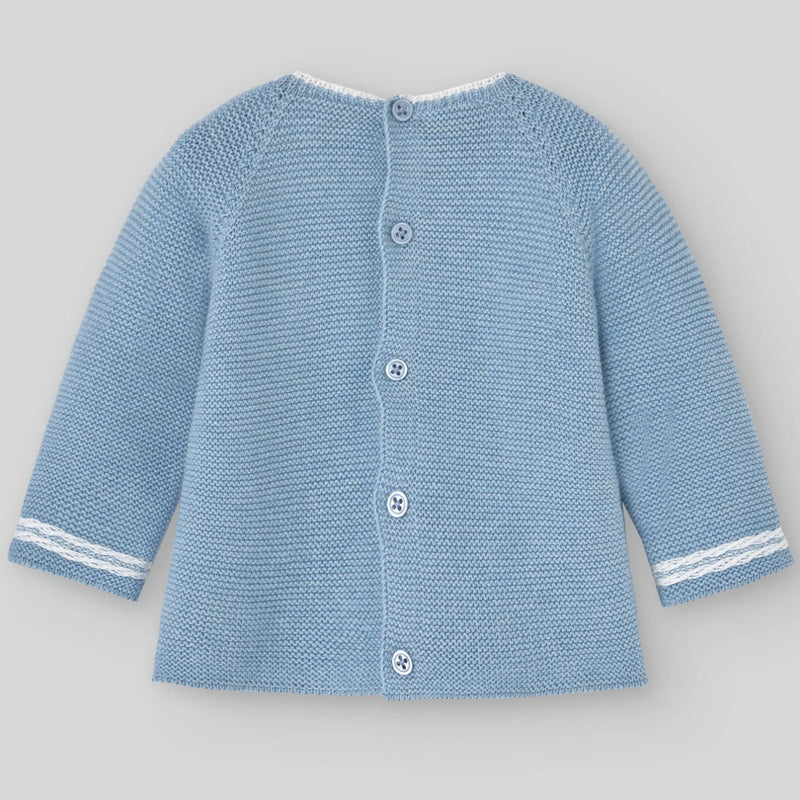 CONJUNTO BEBE NIÑO AZUL RIVIERA "VERNE"