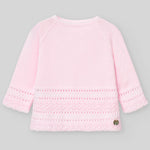 CONJUNTO SUETER CON BRAGA "REGALO" ROSA