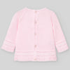 CONJUNTO SUETER CON BRAGA "REGALO" ROSA