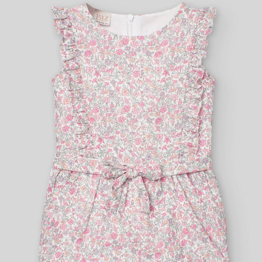 MONO CORTO FLORES LIBERTY "CLAVEL" NIÑA DE 2-8 AÑOS