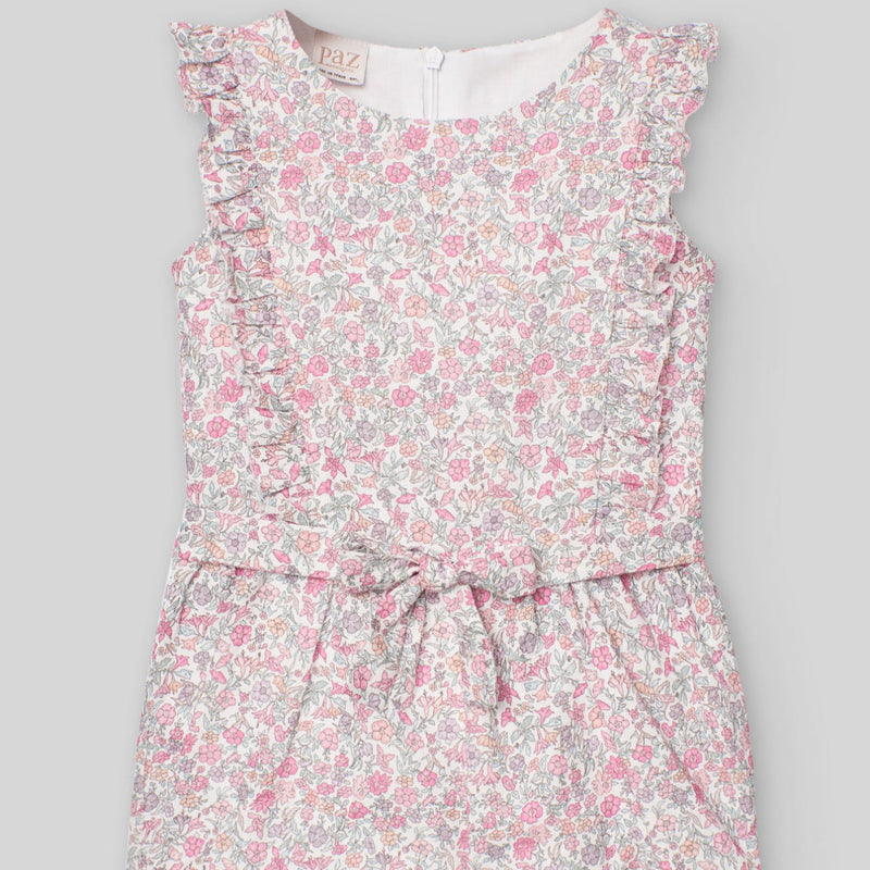 MONO CORTO FLORES LIBERTY "CLAVEL" NIÑA DE 2-8 AÑOS
