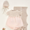 GORRO PUNTO "AREA" NIÑA BEBE DE 6M-12M