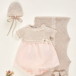 GORRO PUNTO "AREA" NIÑA BEBE DE 6M-12M