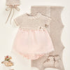 VESTIDO PUNTO TELA PLUMETI NIÑA BEBE DE 6M-18M