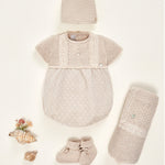 BOMBACHO PUNTO TELA NATURAL -BEIGE "AREA" DE 6M-18M