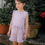 MONO CORTO FLORES LIBERTY "CLAVEL" NIÑA DE 2-8 AÑOS
