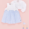 VESTIDO RALLAS LINO “DORNA” DE 6M-6 AÑOS