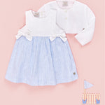 VESTIDO RALLAS LINO “DORNA” DE 6M-6 AÑOS