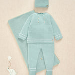 CONJUNTO PUNTO VERDE AGUA "EIDO NIÑO BEBE DE 00M-3M