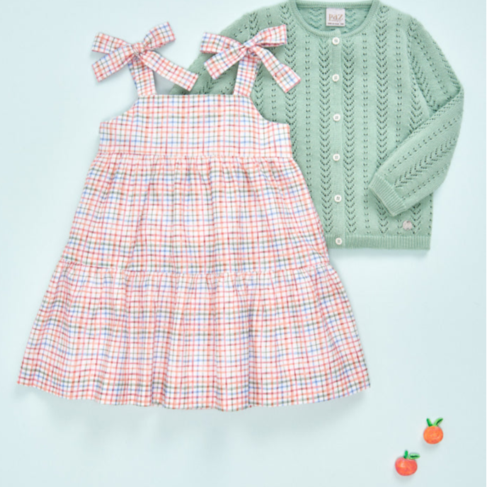 VESTIDO CUADROS “GRANJA” NIÑA DE 4 -10 AÑOS