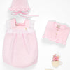 BOMBACHO PLUMETI ROSA "LINDA" 3M-12M
