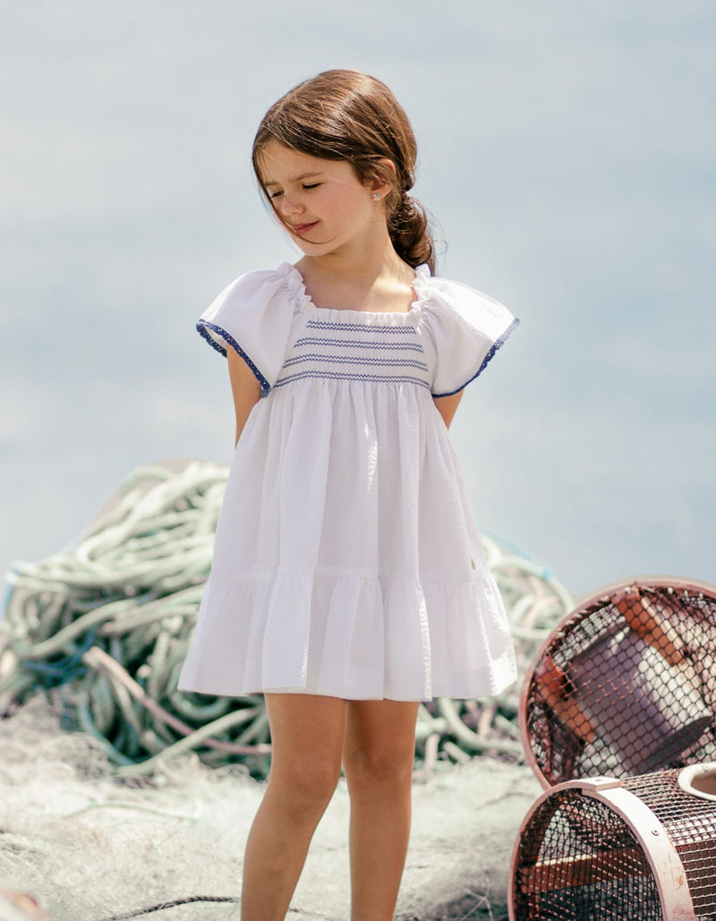 VESTIDO BLANCO “RIAS” NIÑA DE 4-12 AÑOS