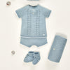 CONJUNTO PUNTO OPALO PANTALON CORTO"SERAN" NIÑO BEBE 1M-6M