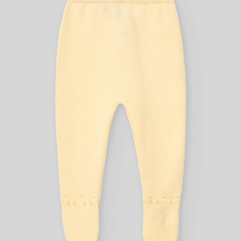 CONJUNTO PUNTO AMARILLO "BICO" BEBE NIÑA