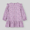 VESTIDO FLORES VIOLETA  NIÑA DE 2-12 AÑOS