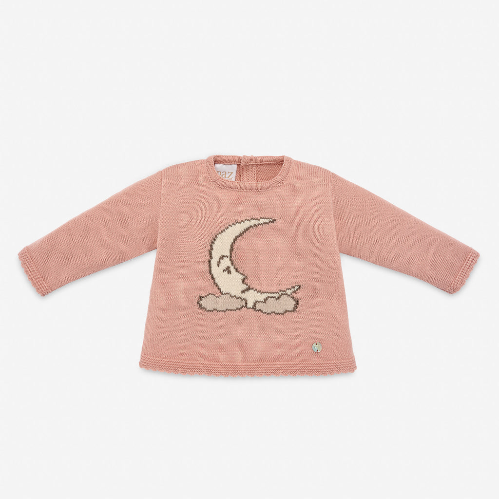 SUÉTER LUNA ROSA PALO - Kokoletty Moda Infantil