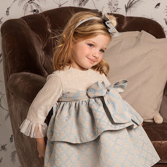 VESTIDO TREBOL CELESTE - Kokoletty Moda Infantil