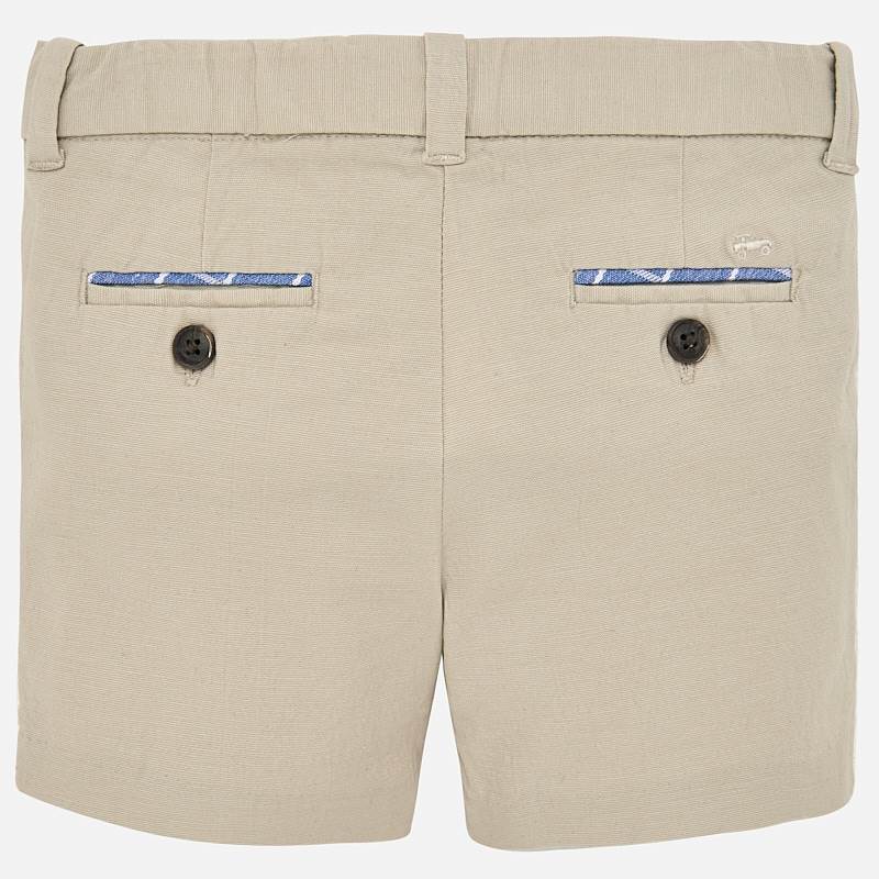 BERMUDA LINO ALGODON BEIGE