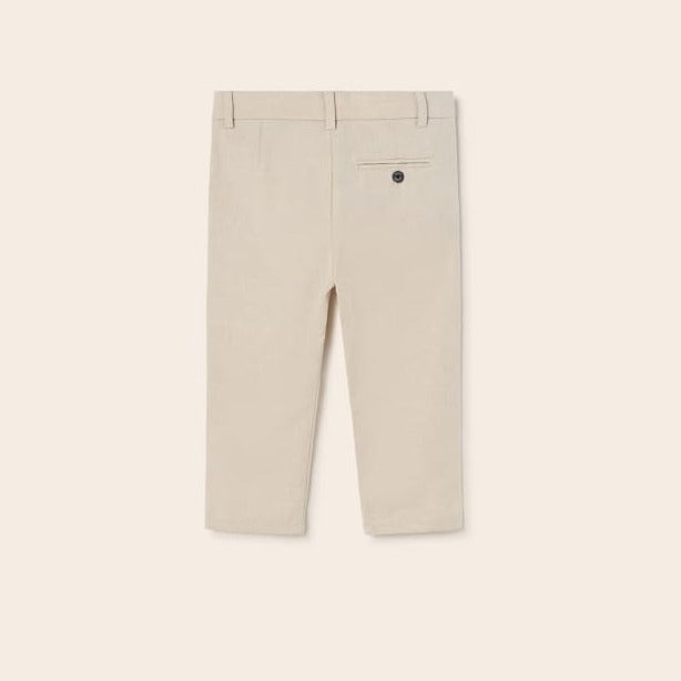 PANTALON BEBE NIÑO BEIGE